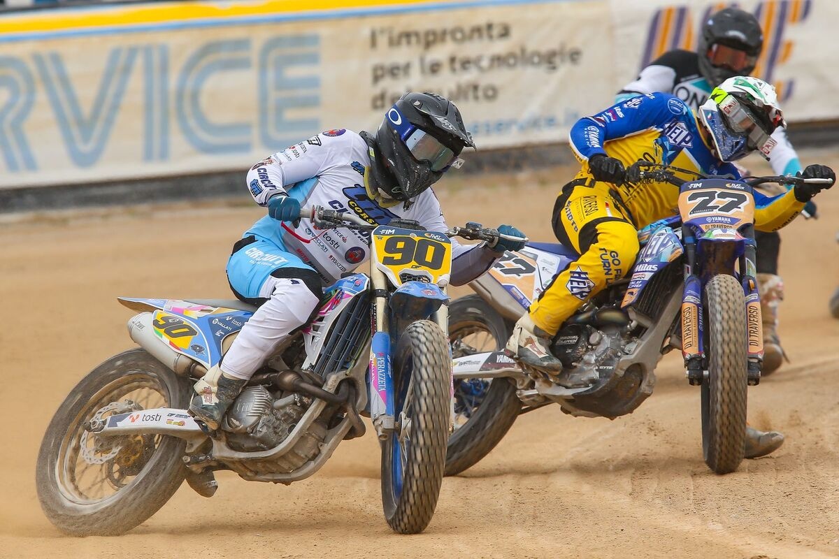 Campionato italiano Flat Track, Ravenna: Daniele Tonelli vince ancora