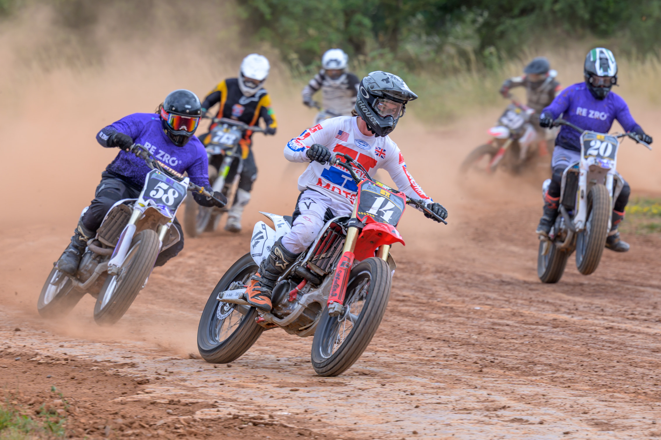DTRA Round 5, i risultati della gara di flat track a Mallory Park
