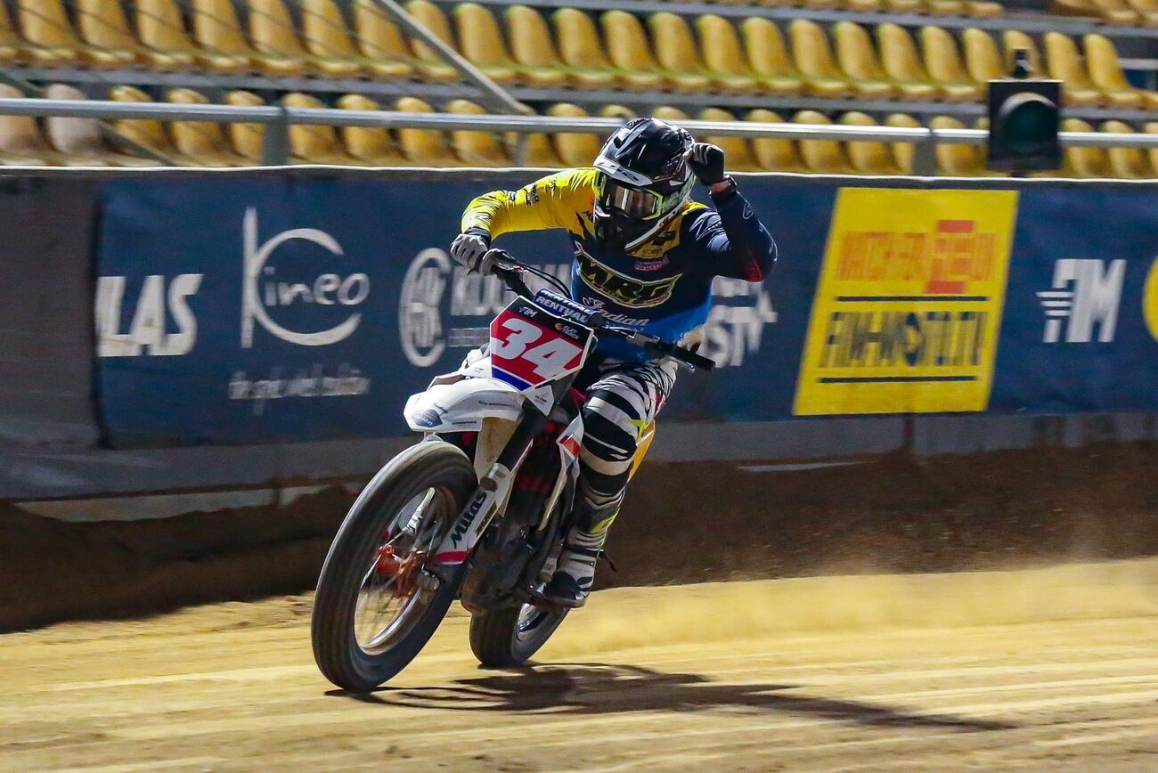 Mondiale Flat Track, Croazia: Krajčovič vince, Halbert cade. Risultati e classifica